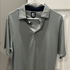 Men's Grey Polka Dot Shirt